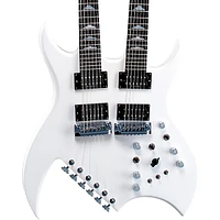 B.C. Rich Rich "B"  Legacy Doubleneck Electric Guitar White