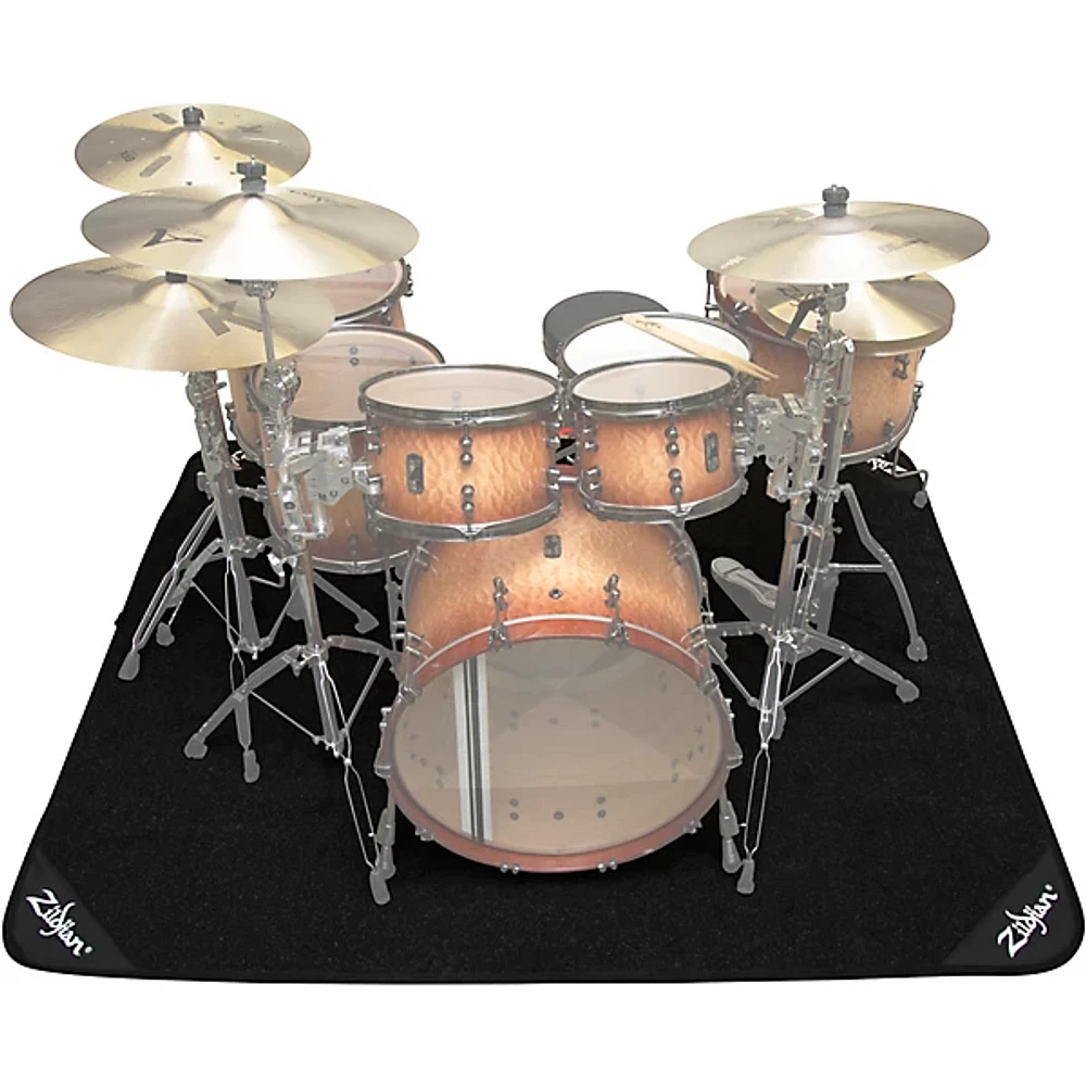 Zildjian Deluxe Drum Rug Black