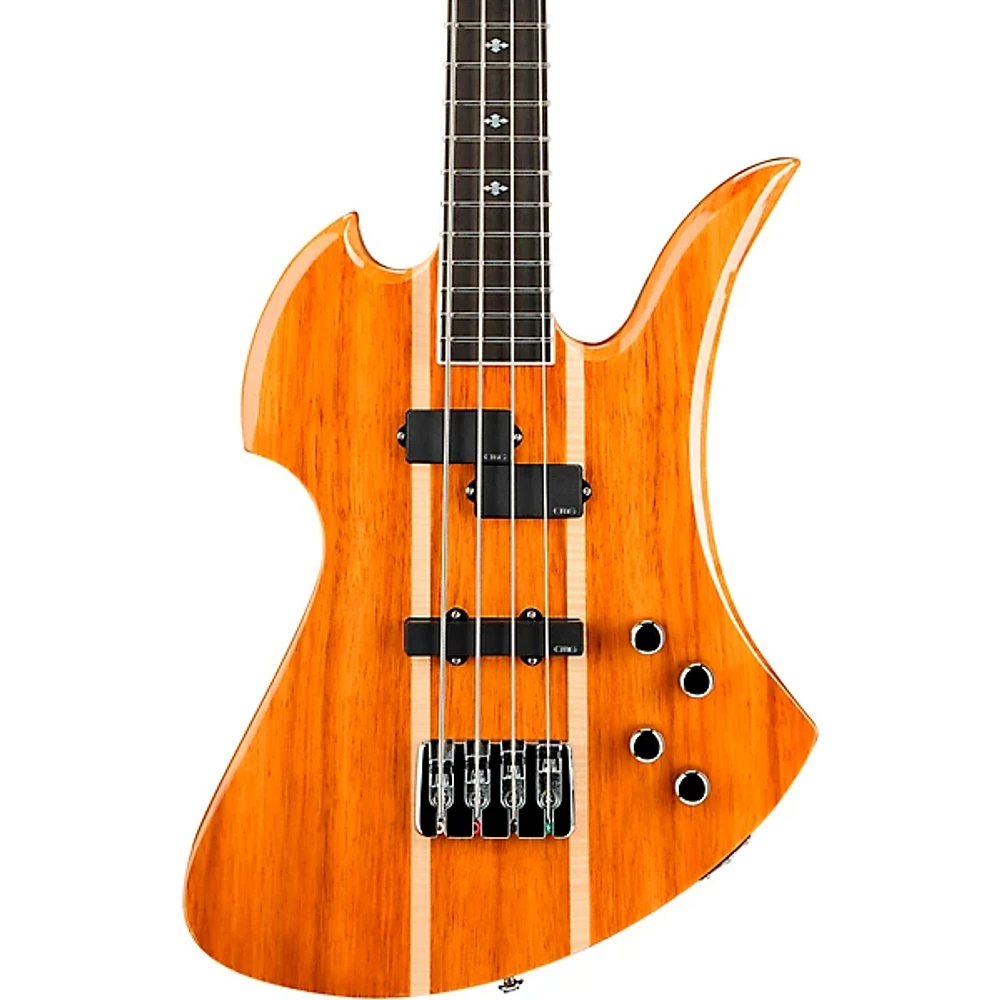 B.C. Rich Mockingbird Heritage Classic Electric Bass Koa