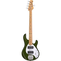 Sterling by Music Man StingRay Ray5HH Maple Fingerboard 5-String Electric Bass Guitar Olive