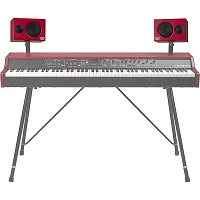 Nord Piano Monitor V2 With Brackets Red Walnut