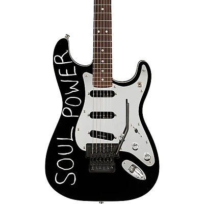 Open Box Fender Tom Morello "Soul Power" Stratocaster Electric Guitar Level 2 Black 197881032760