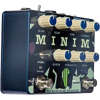 Old Blood Noise Endeavors Minim Immediate Ambience Machine Reverb, Tremolo, Delay Effects Pedal Blue