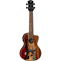 Luna Vista Deer Tropical Wood Concert Acoustic-Electric Ukulele Gloss Natural