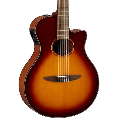 Yamaha NTX1 Acoustic-Electric Classical Guitar Brown Sunburst