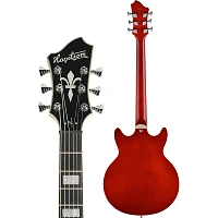 Hagstrom Alvar Compact Elf Warrior Transparent Wild Cherry Black Pickguard