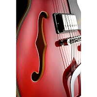 Hagstrom Alvar Compact Elf Warrior Transparent Wild Cherry Black Pickguard