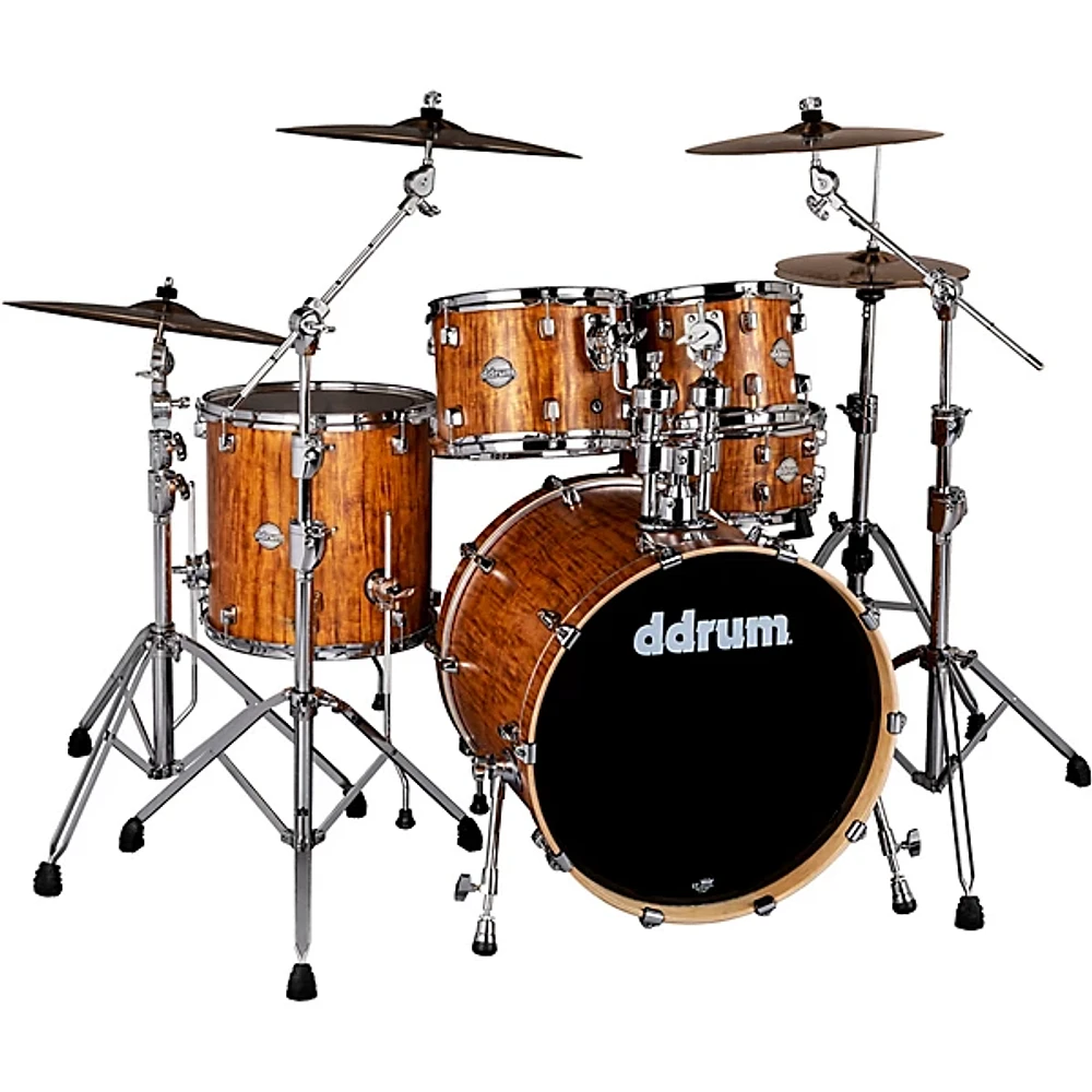 ddrum Dominion Series Birch 5-Piece Shell Pack Satin Bubinga