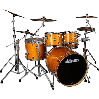 ddrum Dominion Birch -Piece Shell Pack With Ash Veneer Gloss Natural