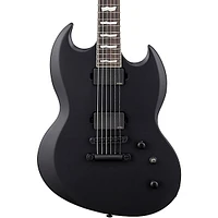 ESP LTD Viper-400 Baritone Electric Guitar Black Satin