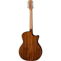 Luna High Tide Koa Left-Handed Grand Concert Acoustic/Electric Guitar Satin Natural