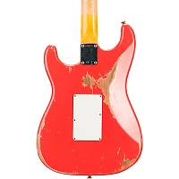 Fender Custom Shop 60 Stratocaster HSS Floyd Rose Heavy Relic Rosewood Fingerboard Electric Guitar Fiesta Red