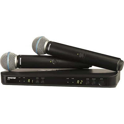 Shure BLX288/B58 Wireless Dual Vocal System With Two BETA 58A Handheld Transmitters Band J11