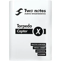 Two Notes AUDIO ENGINEERING Torpedo Captor X Reactive Load, Attenuator, IR Loader White 8 Ohm