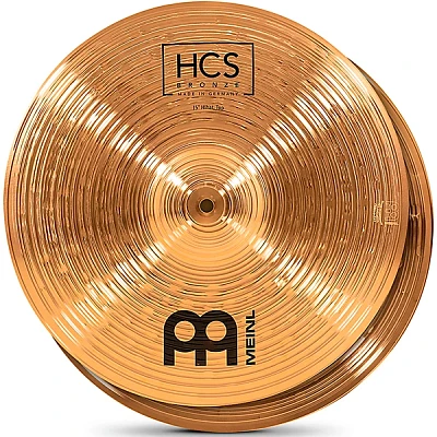 MEINL HCS Bronze Hi-Hat Cymbals 15 in.