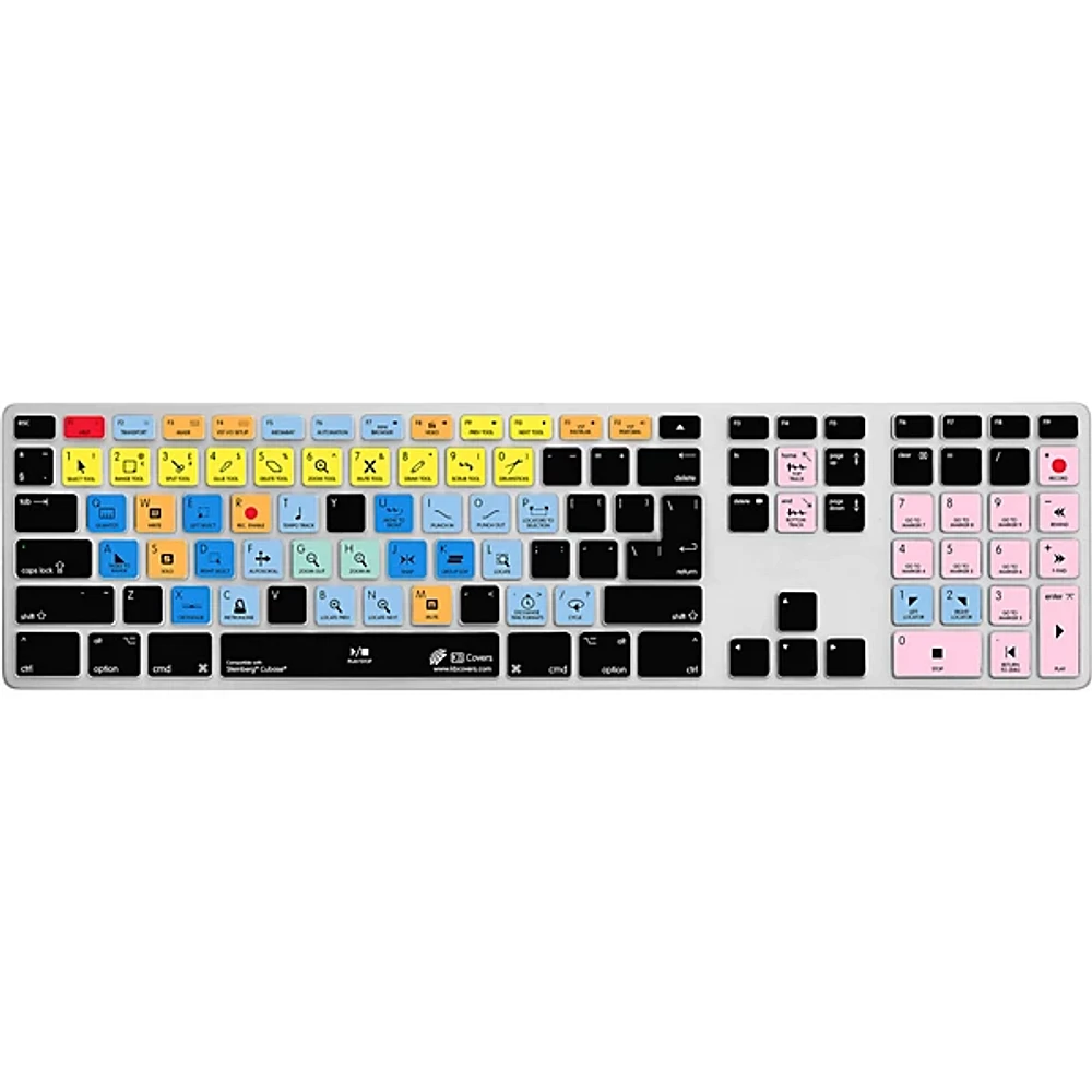 KB Covers Cubase Keyboard Cover for Apple Ultra-Thin Keyboard With Num Pad