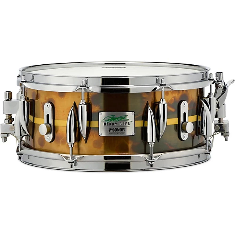 SONOR Benny Greb Brass Signature Snare Drum