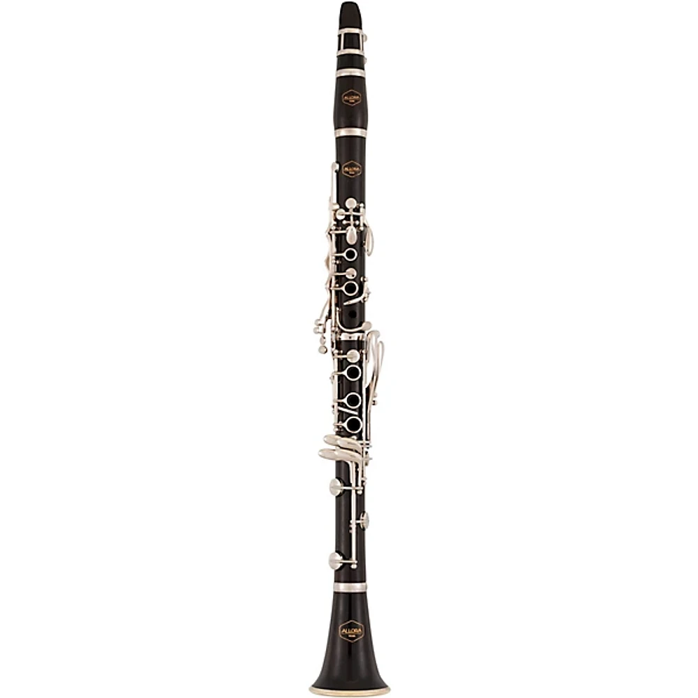 Open Box Allora Vienna Series Grenadilla Clarinet Level 2 Nickel Plated Keys 197881053840