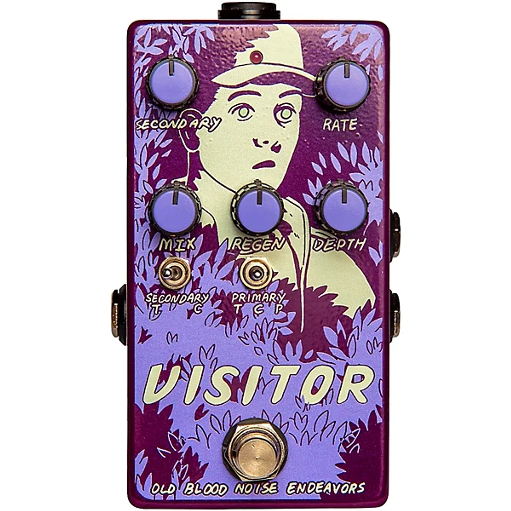 Old Blood Noise Endeavors Visitor Parallel Multi-Modulator Effects Pedal Purple