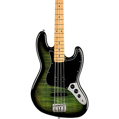 Fender Player Jazz Bass Plus Top Limited-Edition Bass Guitar Green Burst