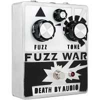 Death By Audio Fuzz War Effects Pedal Silver