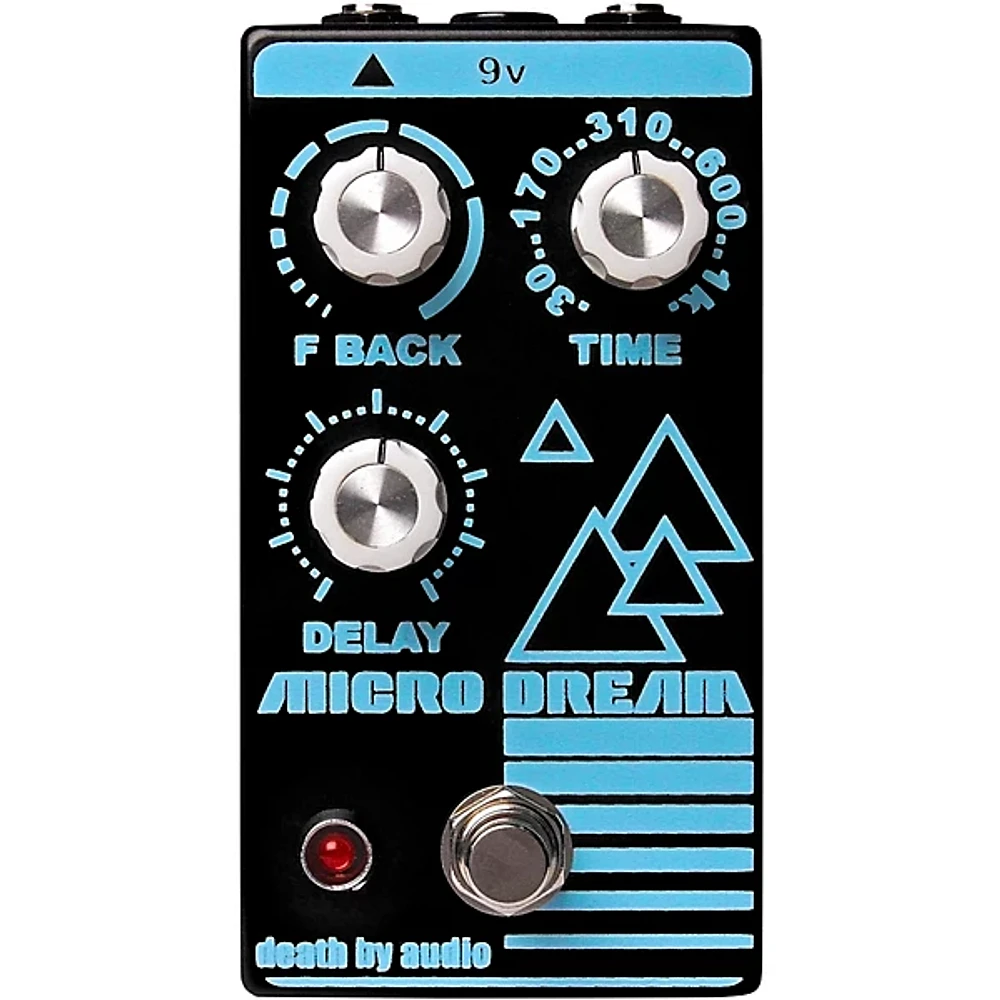 Death By Audio Micro Dream Lofi Delay Effects Pedal Black