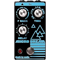 Death By Audio Micro Dream Lofi Delay Effects Pedal Black