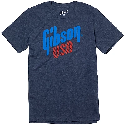 Gibson Gibson USA T-Shirt X Large Blue