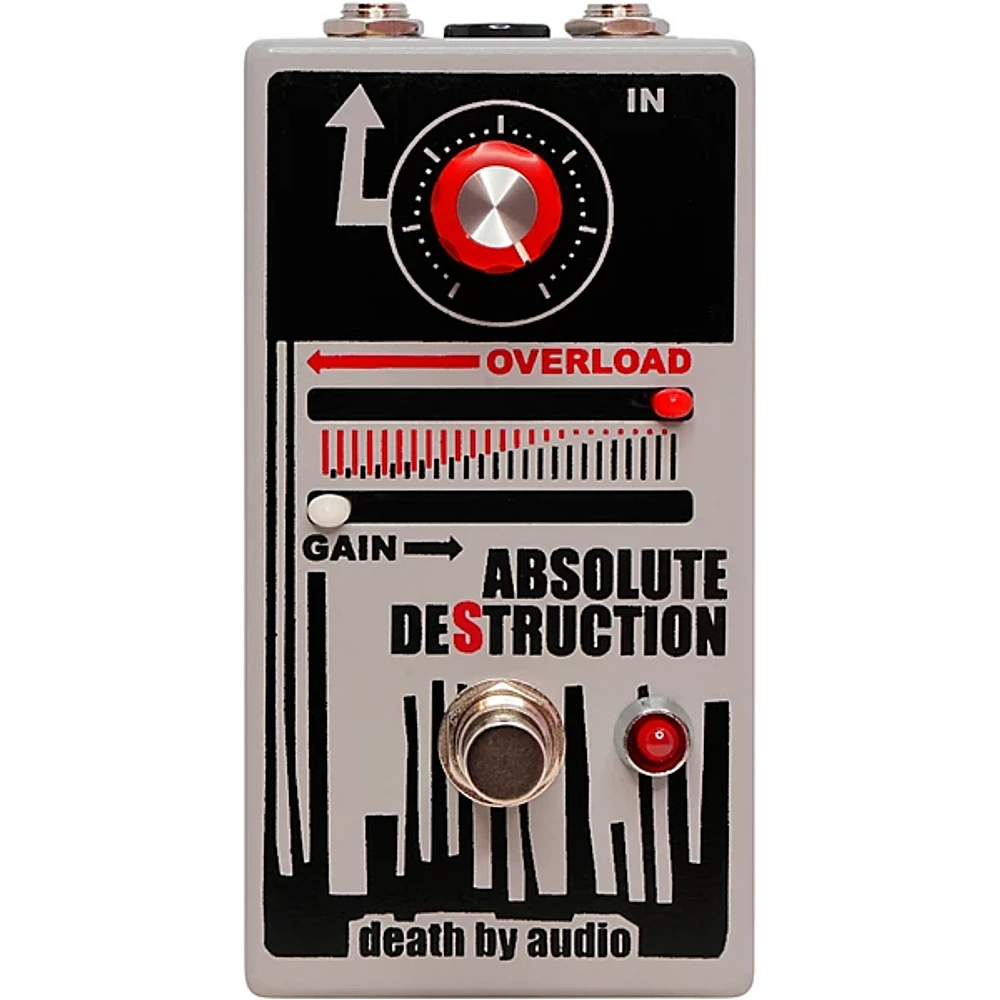 Death By Audio Absolute Destruction Overloading Power Amplifier Distortion Effects Pedal Gray