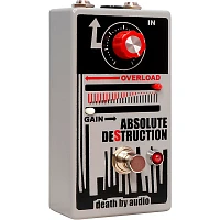 Death By Audio Absolute Destruction Overloading Power Amplifier Distortion Effects Pedal Gray