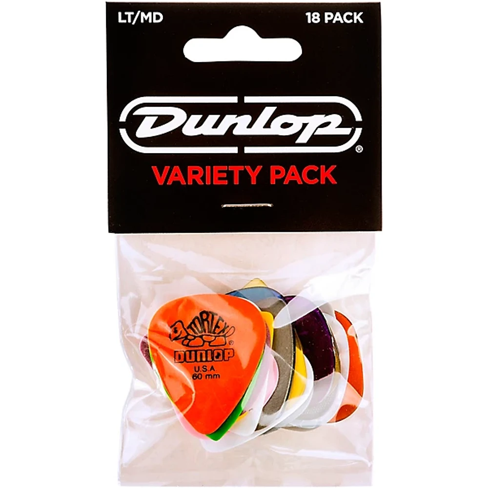 Dunlop Pick Variety Pack 18/PLYPK Light/Medium