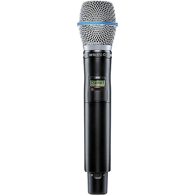 Shure Axient Digital AD2/B87C Wireless Handheld Microphone Transmitter With BETA87C Capsule Band G57