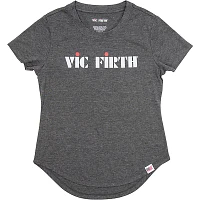 Vic Firth Women's Logo T-Shirt X Large Gray