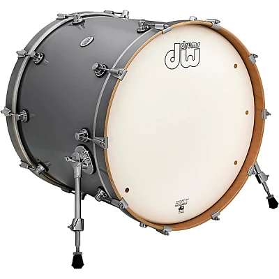 DW Design Series Bass Drum 22 x 18 in. Steel Gray