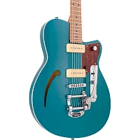 Reverend Club King 290 Roasted Maple Fingerboard Electric Guitar Deep Sea Blue