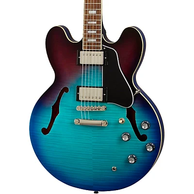 Epiphone ES-335 Figured Semi-Hollow Electric Guitar Blueberry Burst