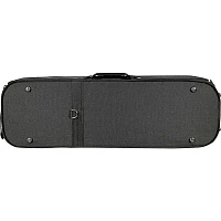 Bobelock Hill Style Professional Oblong Suspension Violin Case 4/4 Size Black Exterior, Wine Interior