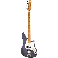 Reverend Mercalli 4 Roasted Maple Electric Bass Guitar Gunmetal