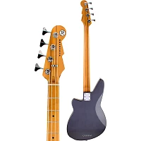 Reverend Mercalli 4 Roasted Maple Electric Bass Guitar Gunmetal