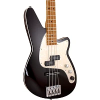 Reverend Decision P Roasted Maple Fingerboard Electric Bass Guitar Midnight Black