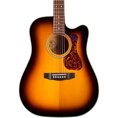 Open Box Guild D-140CE Westerly Collection Dreadnought Acoustic-Electric Guitar Level 1 Antique Burst