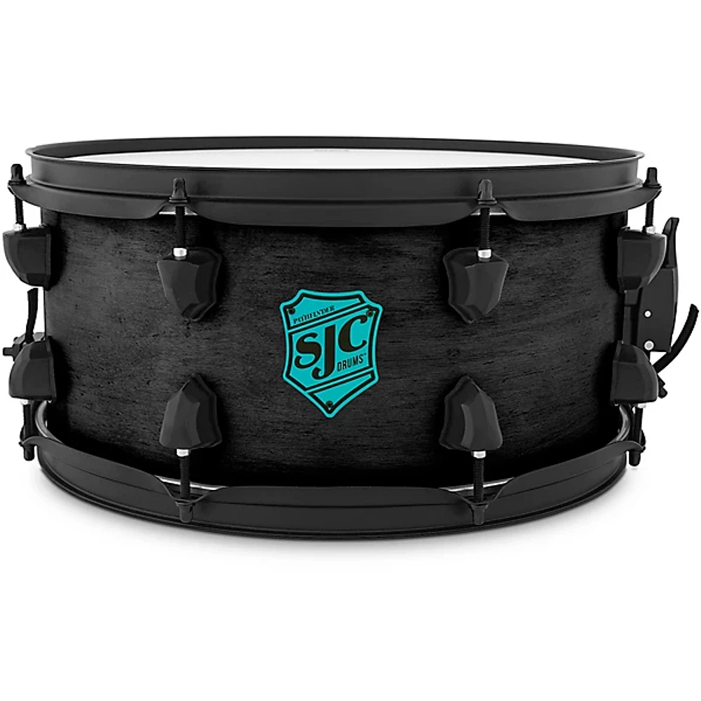 SJC Drums Pathfinder Snare Drum 14 x 6.5 in. Midnight Black Satin