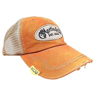 Martin Baseball Cap With Pick Holder, Orange