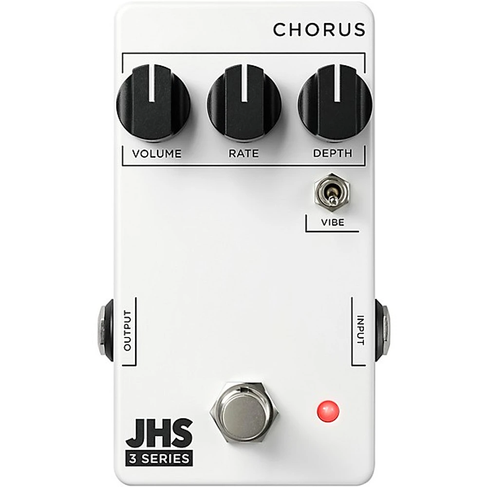 JHS Pedals 3 Series Chorus Effects Pedal White