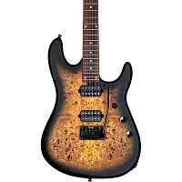 Sterling by Music Man Jason Richardson Cutlass Natural Poplar Burst