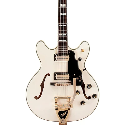 Guild Starfire VI Semi-Hollow Electric Guitar with Guild Vibrato Tailpiece Snowcrest White