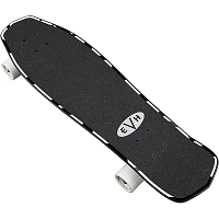 EVH Black and White Striped Skateboard