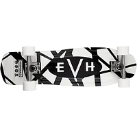 EVH Black and White Striped Skateboard