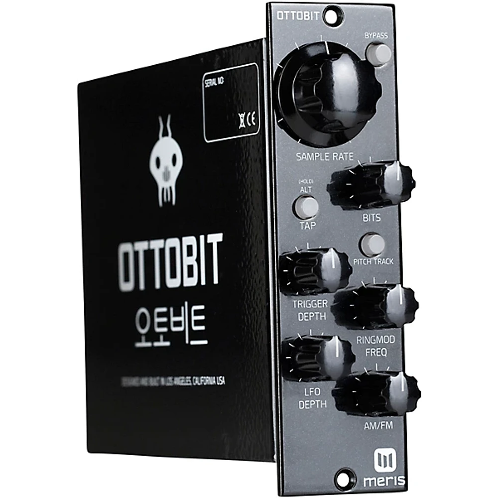 Meris Ottobit 500 Series Bitcrusher Effects Black