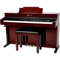 Williams Overture III Digital Piano Mahogany Red